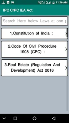 IPC CrPC IEA Act android App screenshot 2