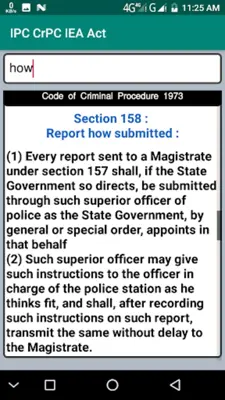 IPC CrPC IEA Act android App screenshot 4