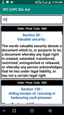 IPC CrPC IEA Act android App screenshot 7